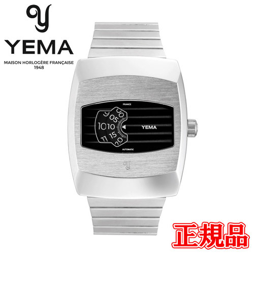 正規品 YEMA イエマ ディジディスク ブラック 自動巻き 腕時計 YDGD2020-AM