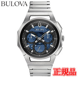 正規品 BULOVA ブローバ CURV カーブ ハイパフォーマンスクォーツ カーブクロノグラフ メンズ腕時計 96A205