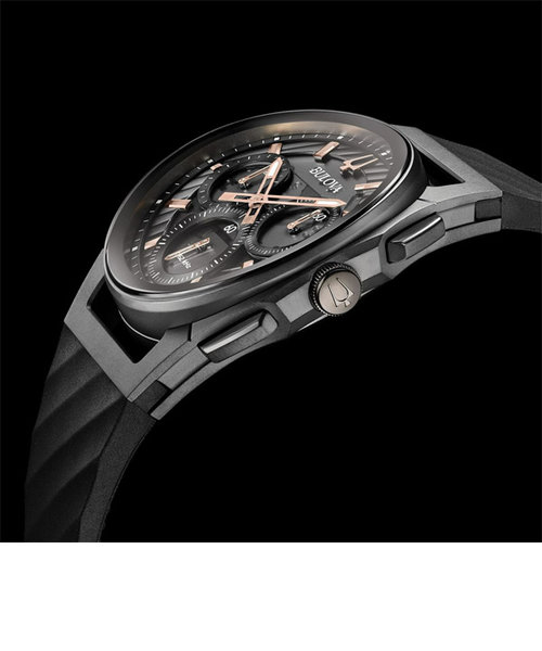 正規品 BULOVA ブローバ CURV カーブ ハイパフォーマンスクォーツ カーブクロノグラフ メンズ腕時計 98A162 | TIME'S  GEAR（タイムズギア）の通販 - u0026mall
