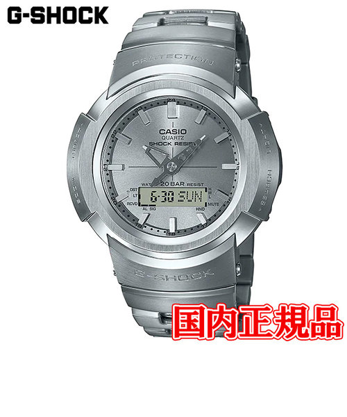国内正規品 CASIO カシオ G-SHOCK Gショック フルメタル タフソーラー ソーラー充電システム メンズ腕時計 AWM-500D-1A8JF