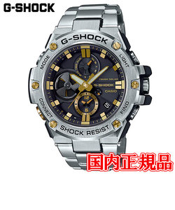 国内正規品 CASIO カシオ G-SHOCK Gショック G-STEEL タフソーラー ソーラー充電システム メンズ腕時計 GST-B100D-1A9JF