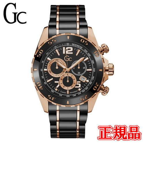 正規品 Gc ジーシー クロノグラフ クォーツ メンズ腕時計 Y02014G2MF