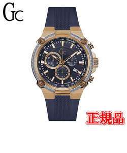 正規品 Gc ジーシー クロノグラフ クォーツ メンズ腕時計 Y24006G7