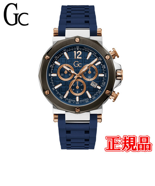 正規品 Gc ジーシー クロノグラフ クォーツ メンズ腕時計 Y53007G7MF
