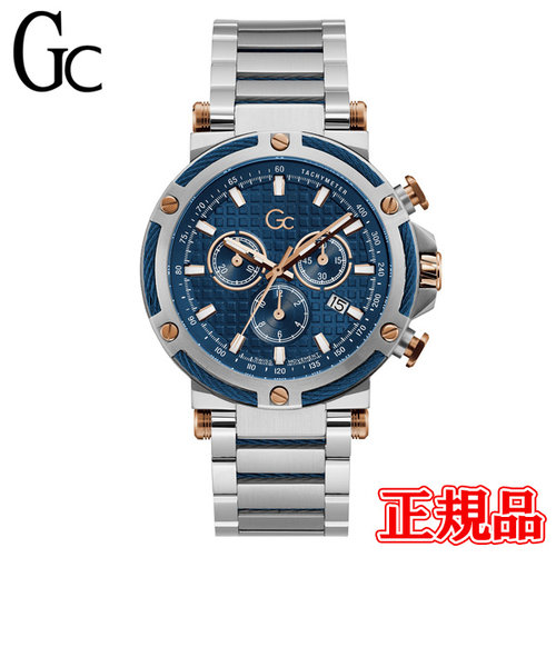 正規品 Gc ジーシー クロノグラフ クォーツ メンズ腕時計 Y54003G7MF