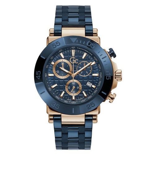 正規品 Gc ジーシー クロノグラフ クォーツ メンズ腕時計 Y70001G7MF 