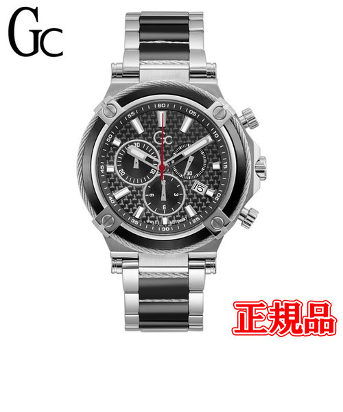 正規品 Gc ジーシー クロノグラフ クォーツ メンズ腕時計 Y89001G2MF