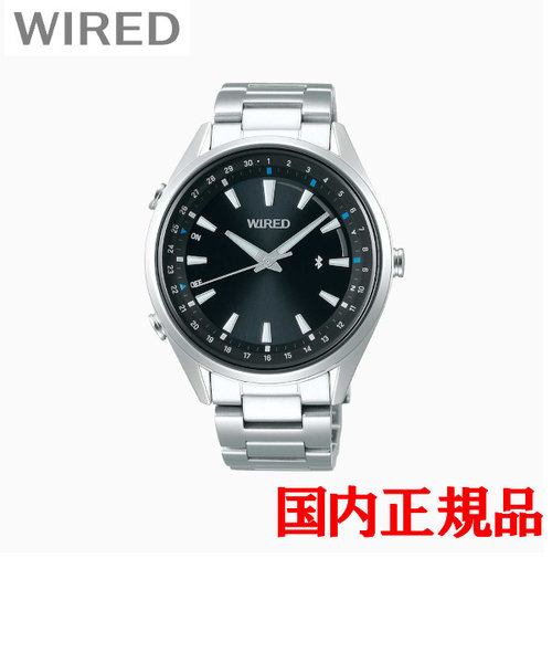 正規品  SEIKO  WIRED TOKYO SORA TIME CONNECT セイコー ワイアード トーキョー ソラ タイムコネクト クオーツ メンズ腕時計 AGAB411