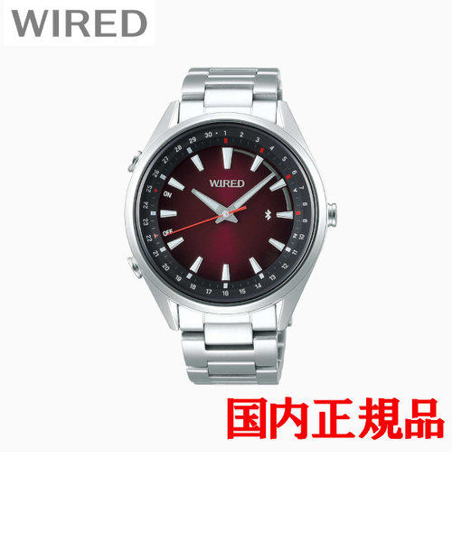 正規品  SEIKO  WIRED TOKYO SORA TIME CONNECT セイコー ワイアード トーキョー ソラ タイムコネクト クオーツ メンズ腕時計 AGAB412