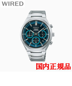 正規品  SEIKO  WIRED SOLAR REFLECTION SOLAR CHRONOGRAPH セイコー ワイアード リフレクション ソーラー クロノグラフ メンズ腕時計 AGAD418