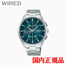 正規品  SEIKO  WIRED TOKYO SORA CHRONOGRAPH セイコー ワイアード トーキョー ソラ クロノグラフ クオーツ メンズ腕時計 AGAT438