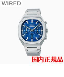 正規品  SEIKO  WIRED REFLECTION OCTAGON セイコー ワイアード リフレクション オクタゴン ソーラー メンズ腕時計 AGAT448