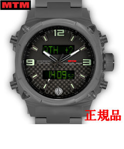 MTM エムティーエム Air Stryk II Grey - Carbon Lumi メンズ腕時計 クォーツ AS2-TGR-CBLM-MBTI