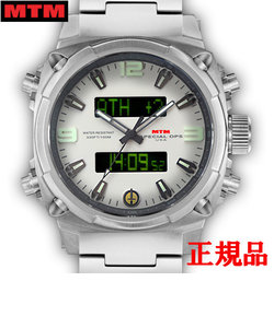 MTM エムティーエム Air Stryk II Silver - White Lumi メンズ腕時計 クォーツ AS2-TSL-WHLM-MBTI