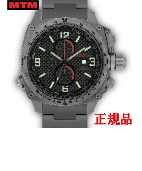 MTM エムティーエム Cobra Grey - Carbon Lumi Dial メンズ腕時計 クォーツ COB-TG7-CBLM-MBTI