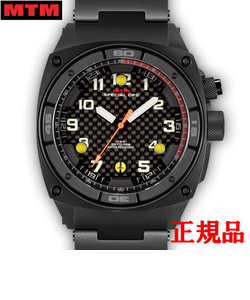 MTM エムティーエム Falcon Black Titanium メンズ腕時計 クォーツ FAL-TBK-BKCB-MBTI
