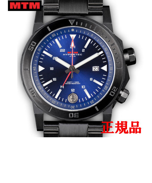 MTM エムティーエム H-61 Black-Bluel メンズ腕時計 クォーツ H61-SBK-BLUE-MBSS