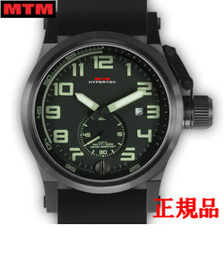 MTM エムティーエム HYPERTEC CHRONO 1A Black Black - Lumi Dial - Black Rubber II メンズ腕時計 クォーツ HC1-SB4-BKLM-BR2B-A