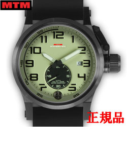 MTM エムティーエム HYPERTEC CHRONO 1A Black Lumi Dial - Black Rubber II メンズ腕時計 クォーツ HC1-SB4-LUMI-BR2B-A