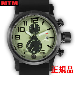 MTM エムティーエム HYPERTEC CHRONO 2A Black Lumi Dial - Black Rubber II メンズ腕時計 クォーツ HC2-SB4-LUMI-BR2B-A