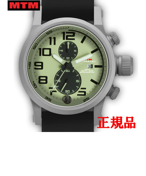 MTM エムティーエム HYPERTEC CHRONO 2A Grey Lumi Dial - Black Rubber II メンズ腕時計 クォーツ HC2-SG4-LUMI-BR2S-A