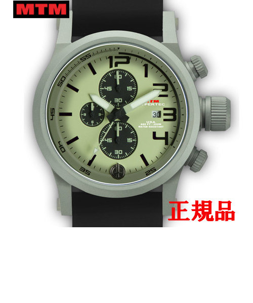MTM エムティーエム HYPERTEC CHRONO 3A Grey Lumi Dial - Black Rubber II メンズ腕時計 クォーツ HC3-SG4-LUMI-BR2S-A