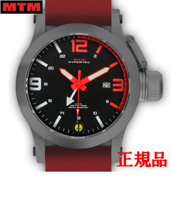 MTM エムティーエム HYPERTEC 44 GREY - RED DIAL - RED RUBBER II メンズ腕時計 クォーツ HYP-SG4-RED1-RR2S-A