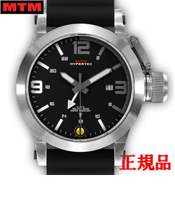 MTM エムティーエム HYPERTEC 44 SILVER - GREY-WHITE DIAL - BLACK RUBBER I メンズ腕時計 クォーツ HYP-SS4-GRWH-BR1S-A