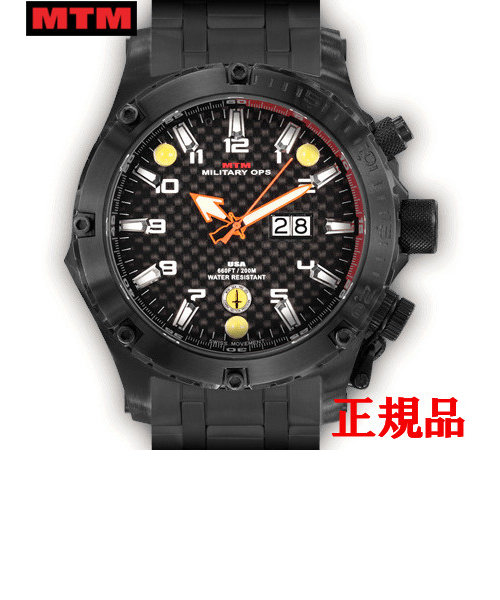 MTM エムティーエム Vulture Black Carbon Dial メンズ腕時計 クォーツ VUL-TBK-BKCB-MBTI