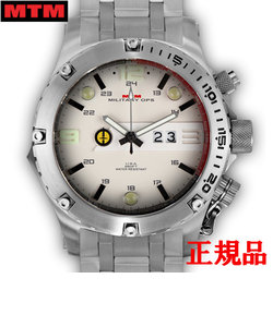 MTM エムティーエム Vulture Silver Tan-S Dial メンズ腕時計 クォーツ VUL-TSL-TAN1-MBTI