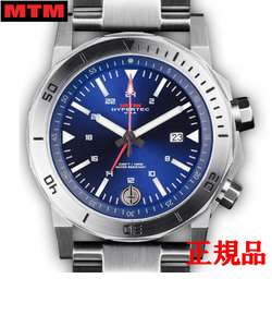MTM エムティーエム H-61 Silver-Blue Dial メンズ腕時計 クォーツ H61-SSL-BLUE-MBSS