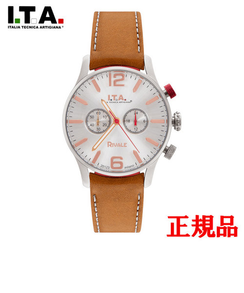 新品　ITA Rivale リヴァーレ　腕時計  革ベルト　クロノグラフLALA出品一覧へ