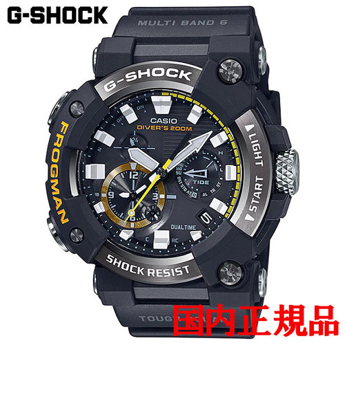 正規品 カシオ G-SHOCK MASTER OF G-SEA FROGMAN タフソーラー メンズ腕時計 GWF-A1000-1AJF