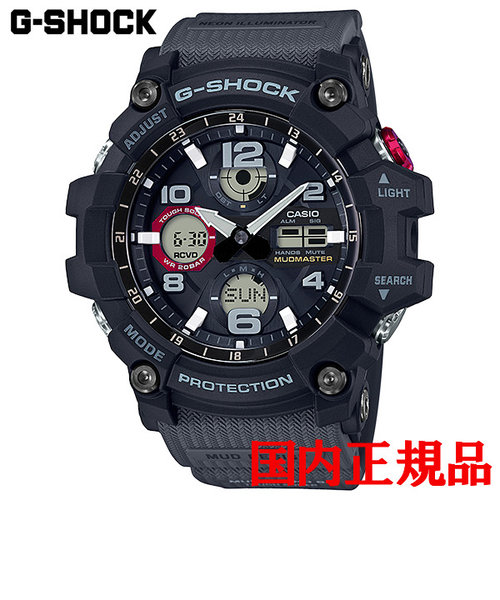 正規品 カシオ G-SHOCK MASTER OF G-LAND MUDMASTER タフソーラー メンズ腕時計 GWG-100-1A8JF