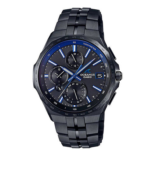 国内正規品 CASIO OCEANUS カシオ オシアナス メタルバンド モバイルリンク機能 タフソーラー 電波時計 メンズ腕時計  OCW-S5000B-1AJF メンズ腕時計