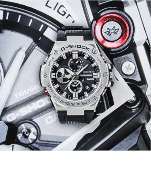 正規品 カシオ G-SHOCK GST-B100 Series タフソーラー メンズ腕時計 ...