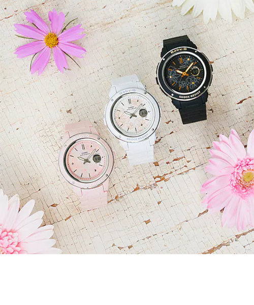 正規品 カシオ BABY-G Floral Dial Series クォーツ レディース腕時計