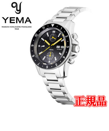 正規品 YEMA イエマ LED SILVER シルバー クォーツ メンズ腕時計 YMHF1575-AM | TIME'S  GEAR（タイムズギア）の通販 - u0026mall