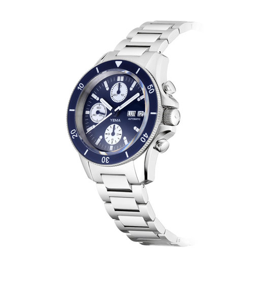正規品 YEMA イエマ ネイビーグラフ・クロノ 自動巻き メンズ腕時計 送料無料 YNAV22CH.EN-GMS | TIME'S  GEAR（タイムズギア）の通販 - u0026mall