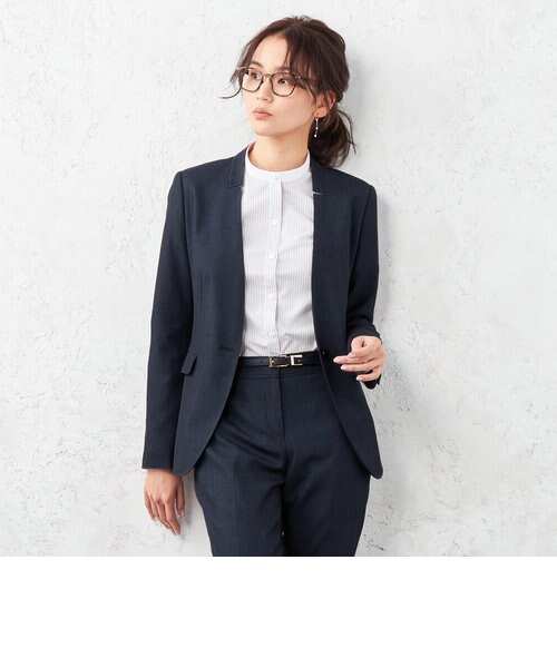 レディースのスーツジャケット ベスト ブルー ネイビー 青色 通販 ららぽーと公式通販 Mall