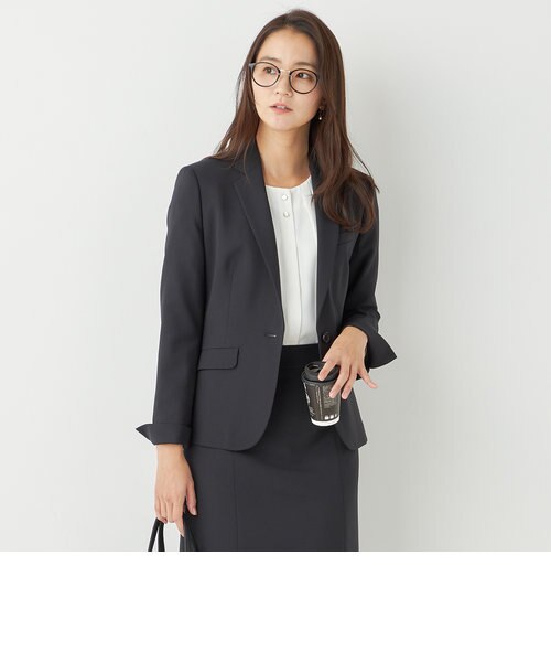 洗えるストレッチセットアップ 織柄 ノッチジャケット | ORIHICA