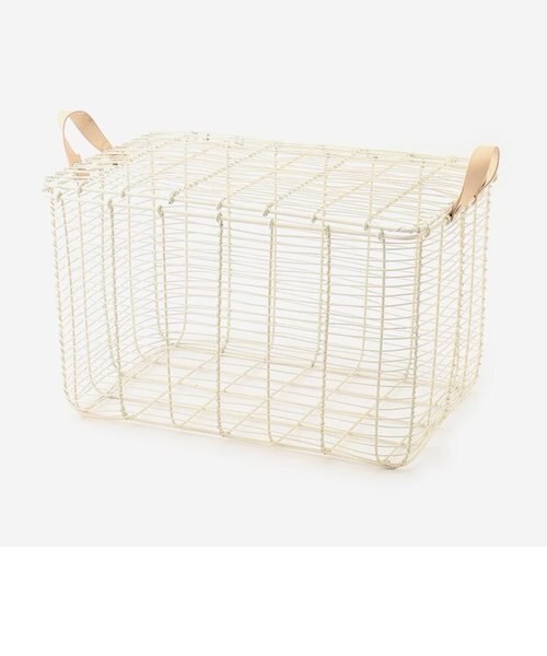 ワイヤーボックス　アクタス ACTUSのワイヤーバスケットに収納するだけで、春らしく爽やかな空間に