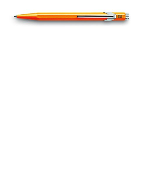 カランダッシュ849POPLINE　蛍光オレンジボールペン