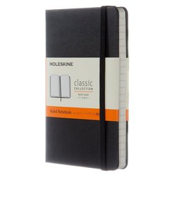 MOLESKINE モレスキン クラシック ノートブック ハードカバー ルールド ブラック Pocket