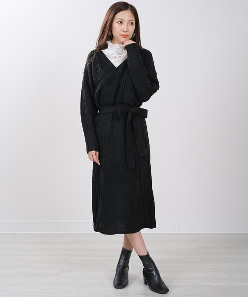 起毛糸ニットワンピース Felt Maglietta フェルトマリエッタ の通販 Mall