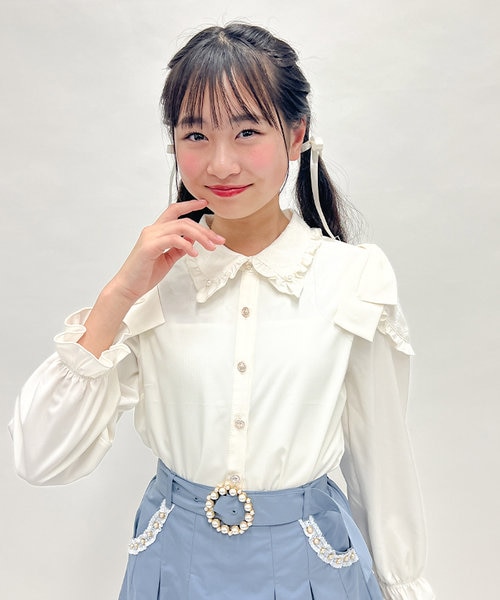 肩リボンデザインブラウス | アクシーズ ファム（アクシーズファム）の  