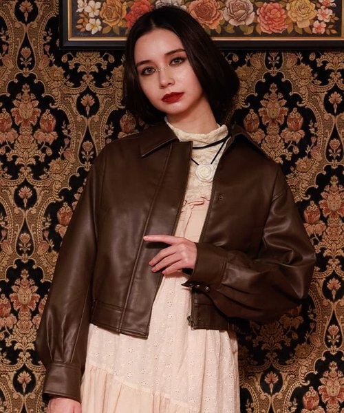 moussy マウジー F/LEATHER A-2 フライト レザージャケット