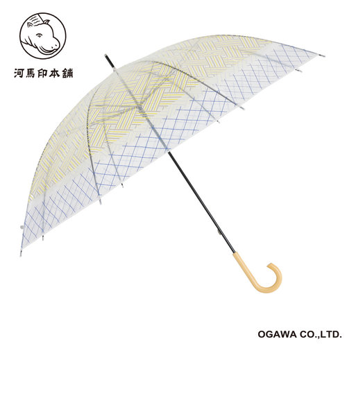 河馬印本舗のプリントビニール傘【Kago】