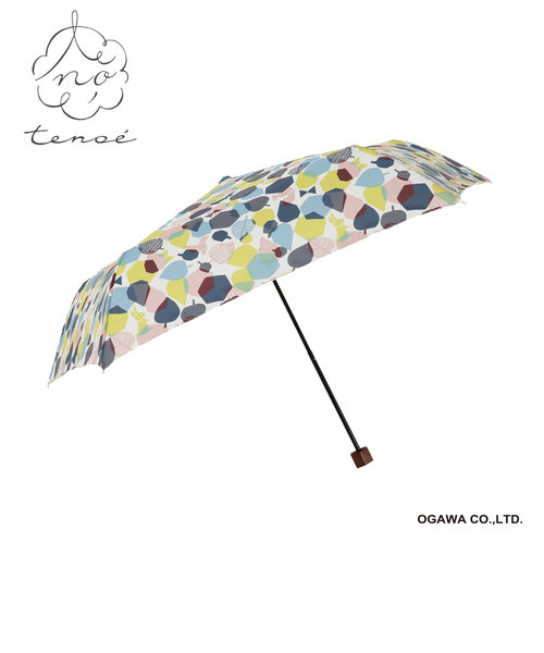 tenoe（テノエ） CASUALの雨晴兼用折りたたみ雨傘【雨上がりのはらっぱ】