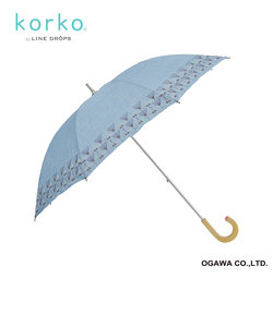 korko（コルコ）の晴雨兼用刺繍日傘【ウルリクスダー城の庭園】